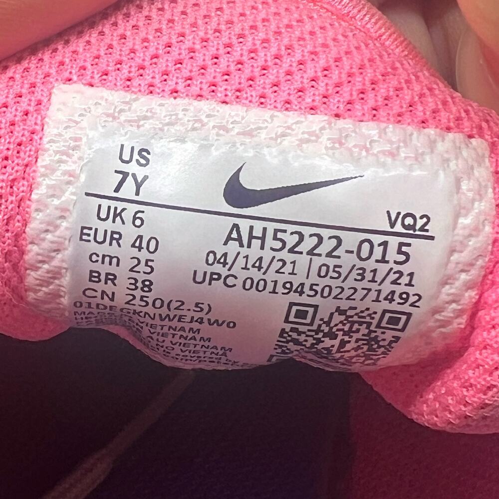 Nike Air Max Axis Running Shoes Pink Gray AH5222 015 Size 7Y/ 8.5 Womens - Picture 10 of 10